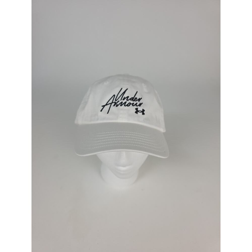 Under Armour White Baseball cap with Black Logo Women's